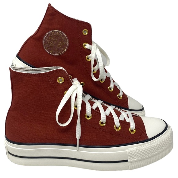 Converse Ctas Lift Platform Shoes Skate Women Brown Canvas Custom 171209C-WBGGS - Picture 1 of 11